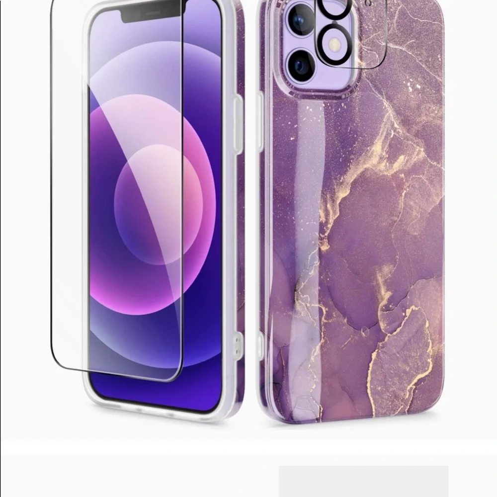 💜 Deep Violet iPhone 12/12 Pro Case